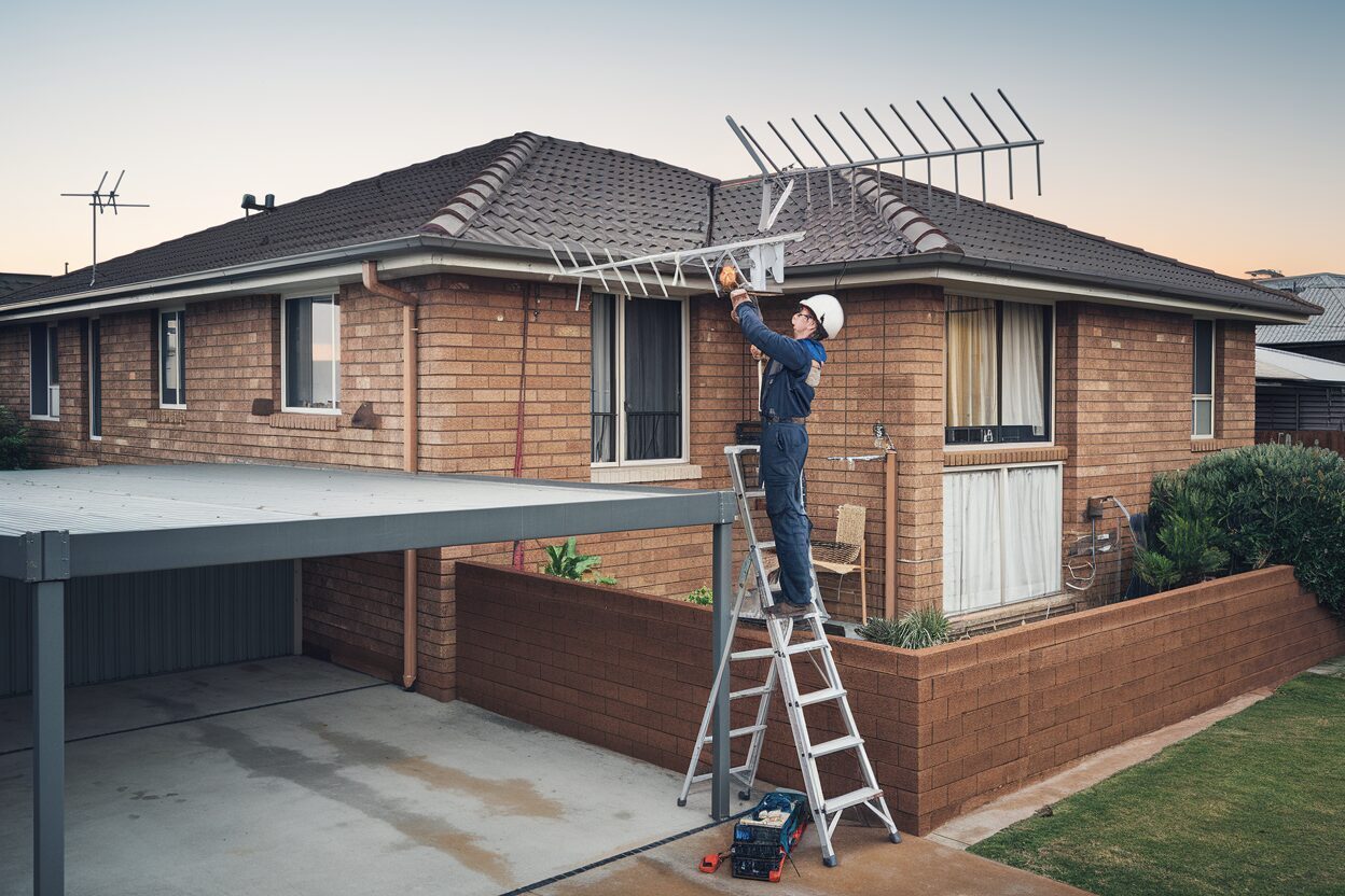 TV antenna repair service