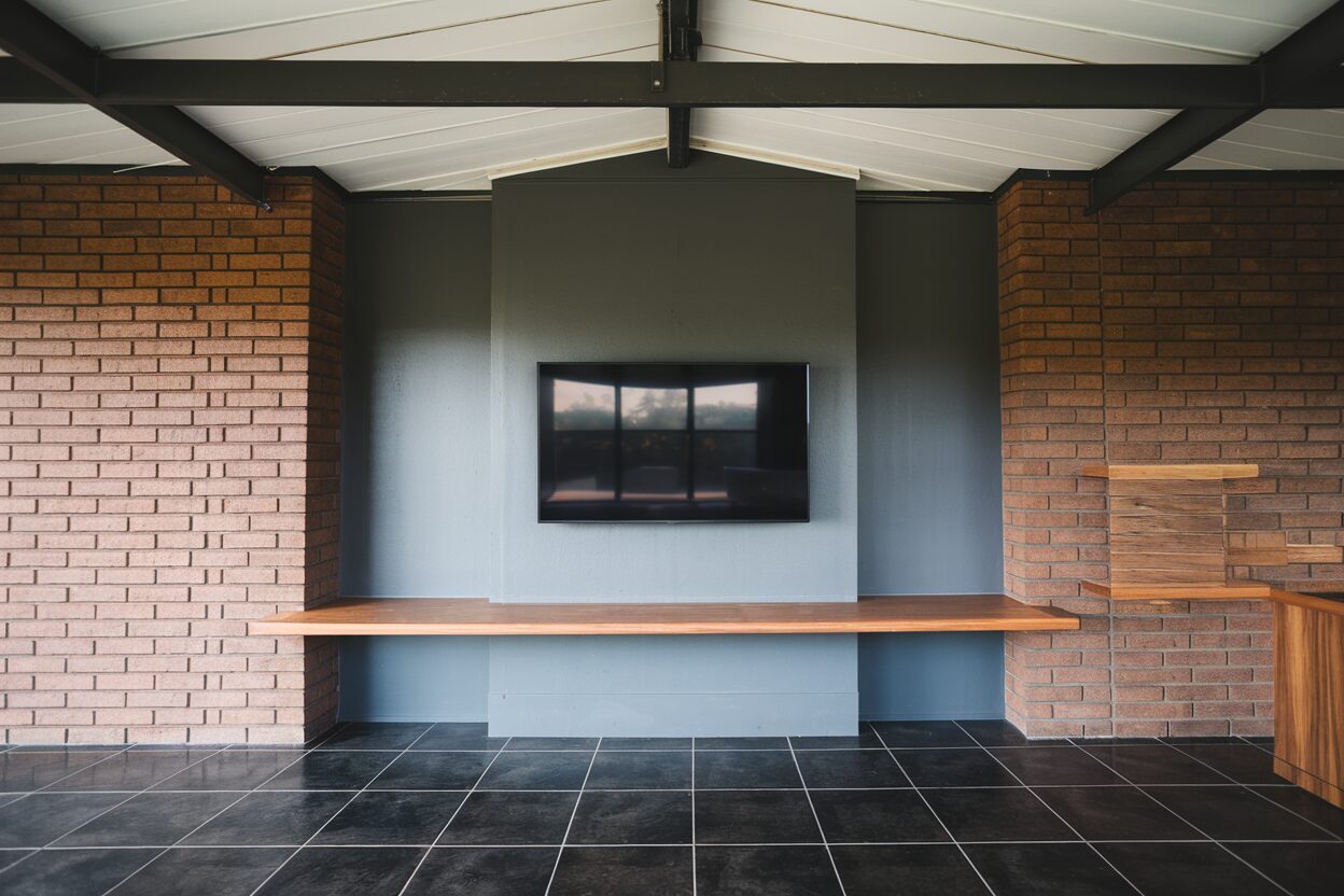 TV wall mounting with hidden cables in Belmont, Perth WA
